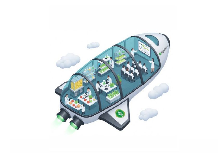 event image:Image of the 4th AgrotecUV Call for Proposals, showing a rocket, a symbol representative of startup incubation and acceleration. Around it are details of the call, including the deadline for applications, which is October 27.